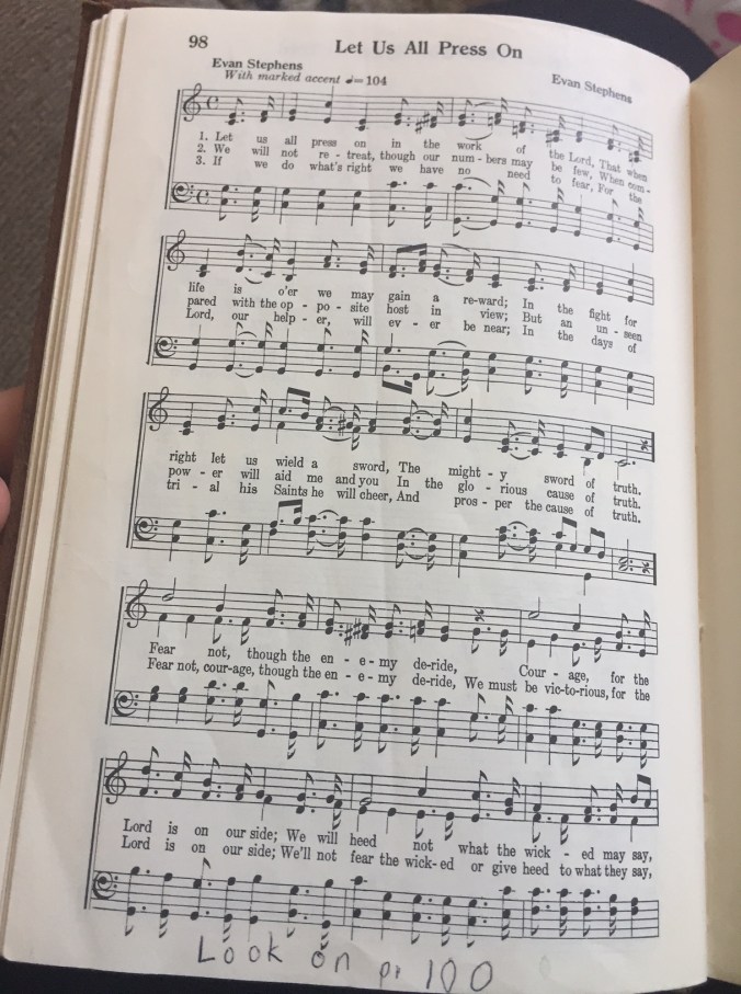 hymn book 1st